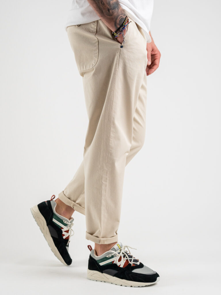 BERNA Pantalone leggero basico con tasche 220327 Beige 5 BERNA BERNA Pantalone leggero basico con tasche 220327 Beige