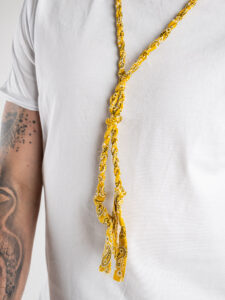 Collana Bandana MADAGASCAR Giallo (2)