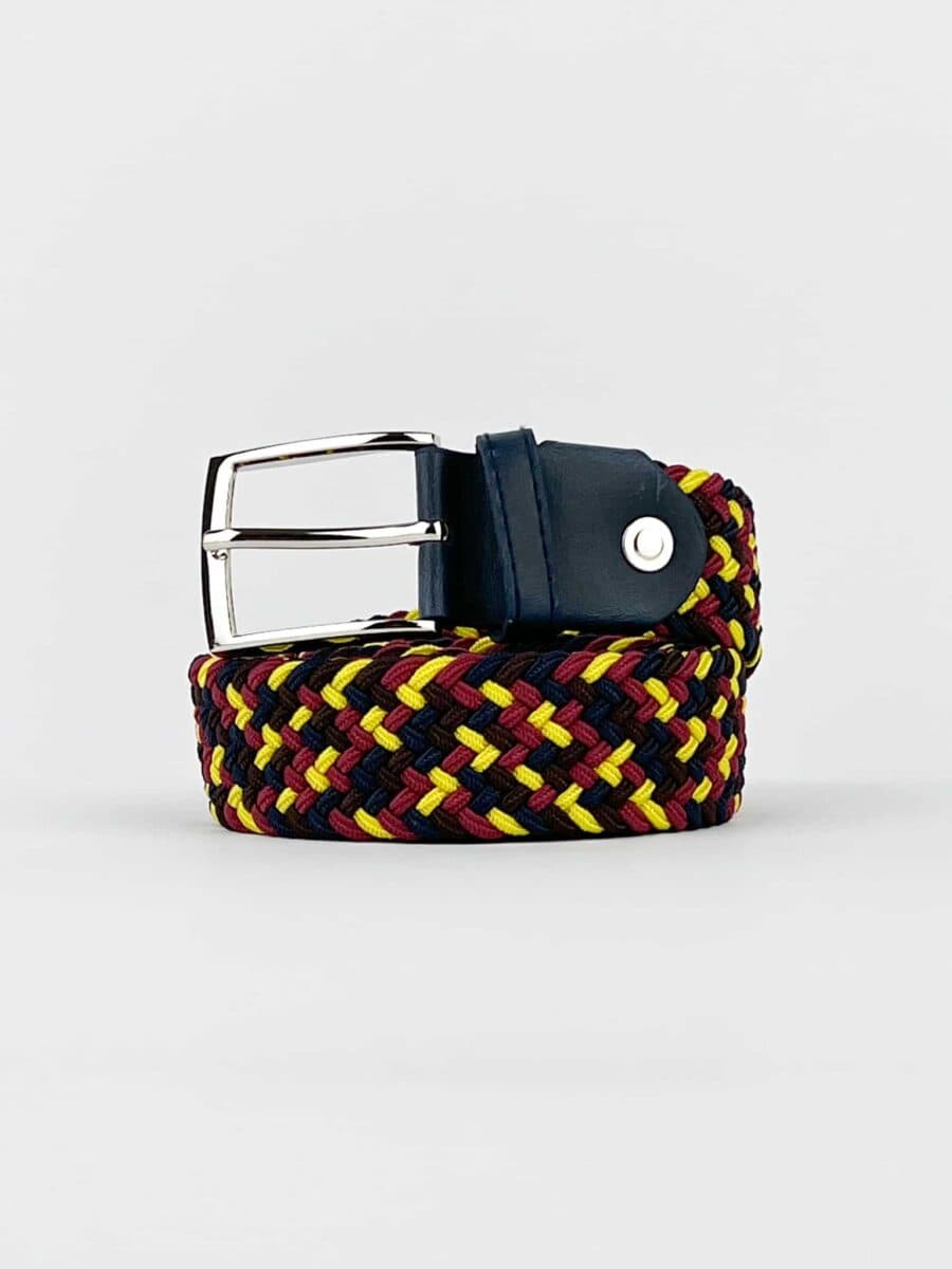 Cintura in tessuto colorato elasticizzato LOMBOK Giallo