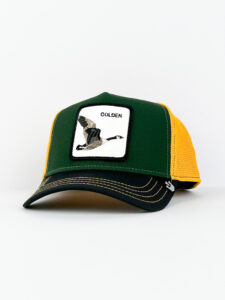 GOORIN BROS Cappellino con patch stampa GOLDEN Verde2