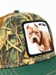 GOORIN BROS Cappellino con patch stampa PITTBUL JUNGLE Verde2