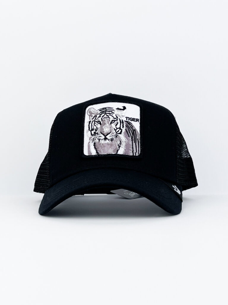 GOORIN BROS Cappellino nero con patch bianca stampa tigre TIGER 1 Nero - immagine 2