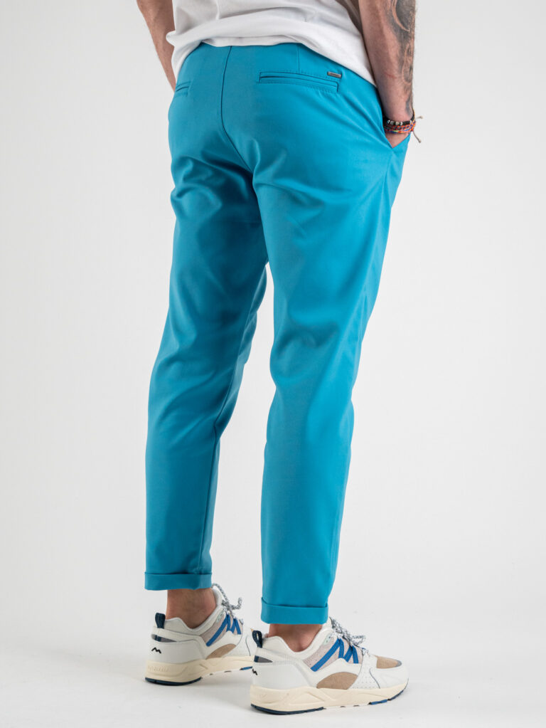 IMPERIAL Pantalone da abito con risvolto PWB0DIQ Turchese 1 IMPERIAL IMPERIAL Pantalone con risvolto PWB0DIQ Turchese