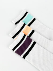 ONLY & SONS Pack 3 calze tg. unica in spugna PERSON 22023143 White:Papaya2