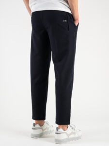 BERNA Pantalone basico morbido con coulisse 220186 Blu (7)
