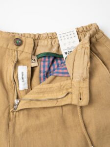 BERNA Pantalone morbido con coulisse in misto lino 220319 Deserto (4)