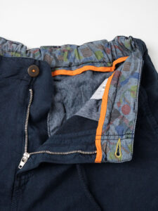 BL11 Pantalone con coulisse in misto lino NUOTO Blu (3)