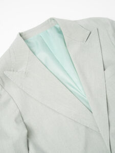 BLACKSUNDAY Giacca leggera da abito slim fit EXCLUSIVE01 verde (2)