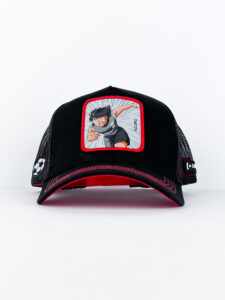 CAPSLAB Cappellino Capitan Tsubasa nero con retina nera e patch grigio KOJIRO1