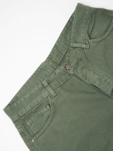 ESTASI Jeans con rotture alle ginocchia KLOPP verde (7)
