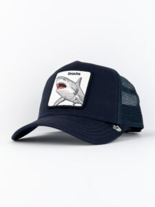 GOORIN BROS Cappellino blu con patch bianca stampa squalo CP SHARK Blu1