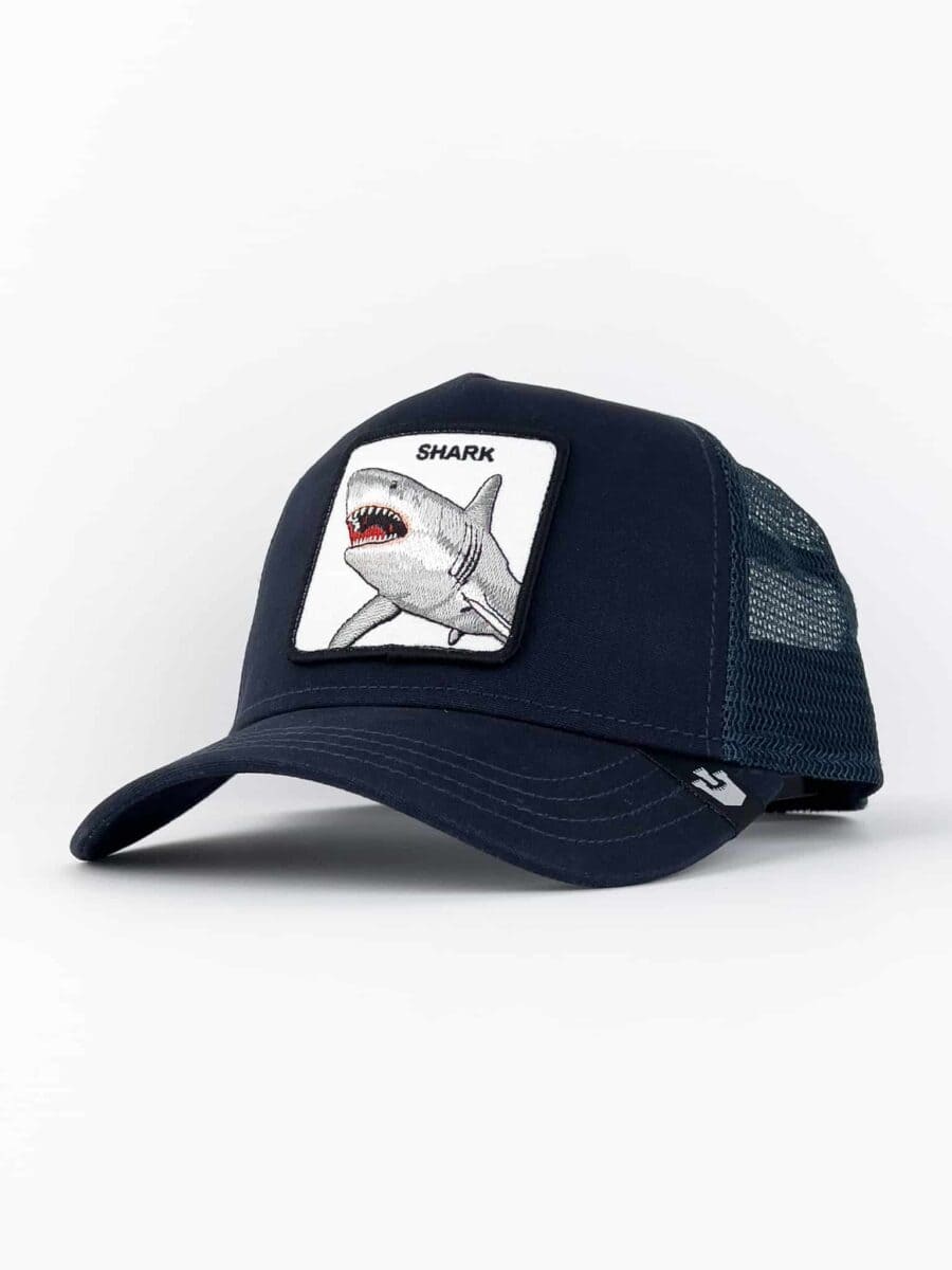 GOORIN BROS Cappellino blu con patch bianca stampa squalo CP SHARK Blu