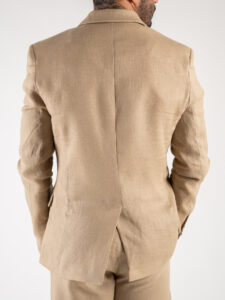 IMPERIAL Giacca da abito in lino JZ3BDVH Beige (5)