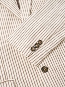 IMPERIAL Giacca da abito leggera rigata JZ1EDDW Ecrumarrone (4)