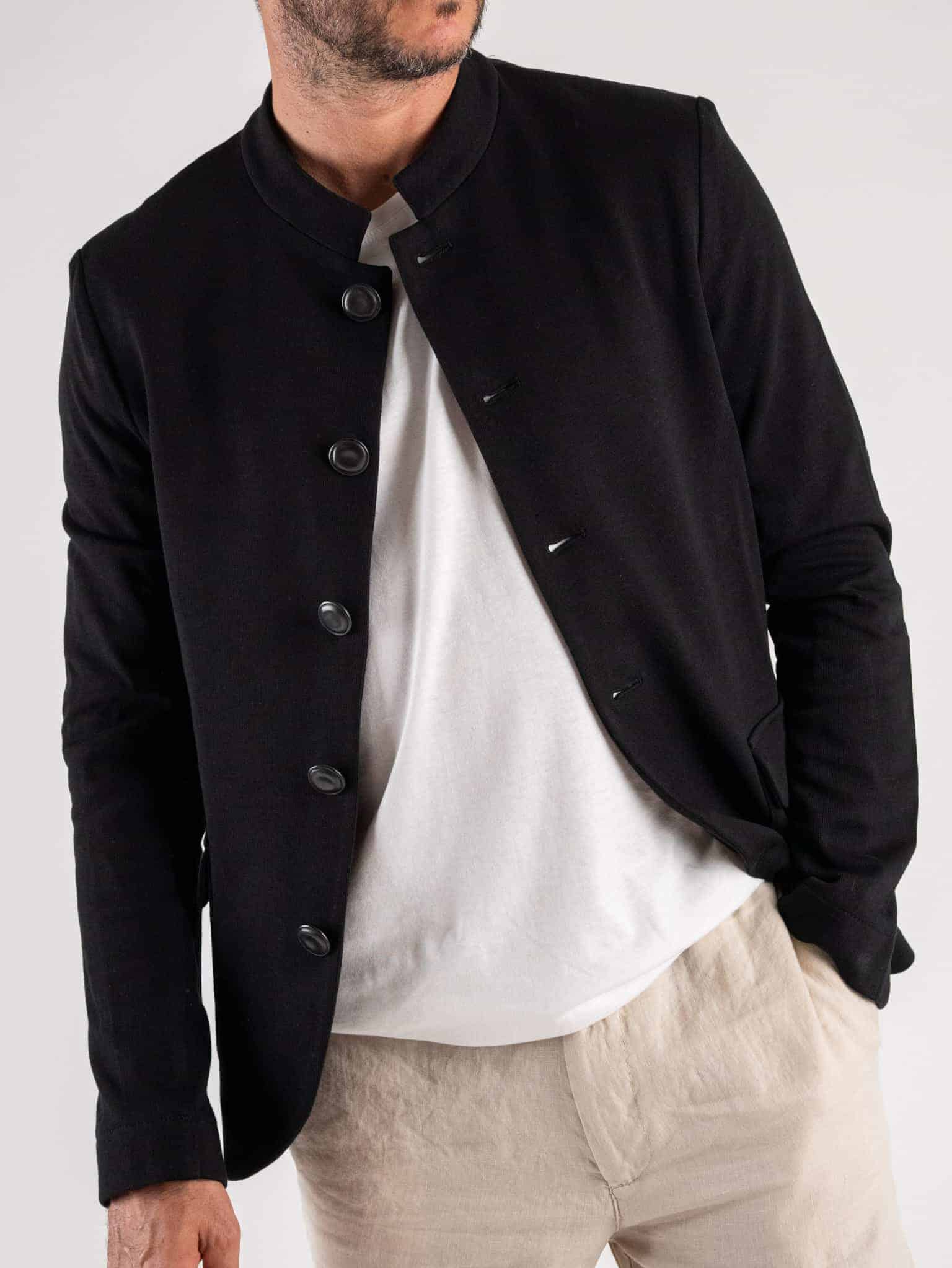 Giacca uomo shop elegante collo coreana