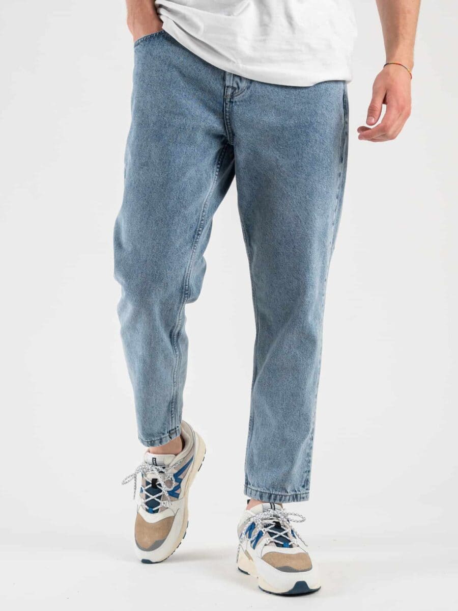 ONLY&SONS Jeans cropped senza rotture AVI BEAM 22021421 Blu denim