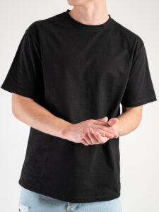 ONLY&SONS T-shirt basica over in cotone FRED 22022532 Black (2)