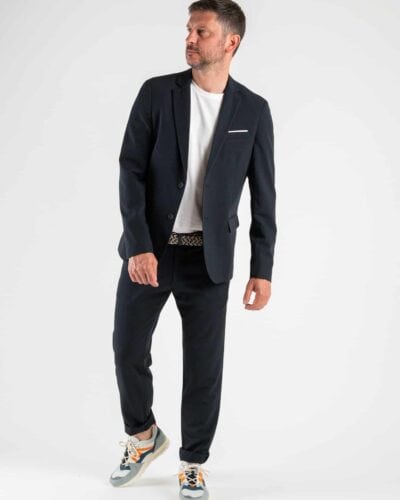 milk estivo blu 1 ALEANDRO LA CORTE ALEANDRO LA CORTE Giacca leggera slim fit MILK Blu