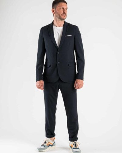 milk estivo blu 2 ALEANDRO LA CORTE ALEANDRO LA CORTE Giacca leggera slim fit MILK Blu