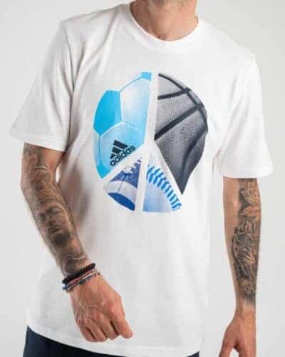 ADIDAS T shirt HE4827 White 9 ADIDAS ADIDAS T-shirt HE4827 White