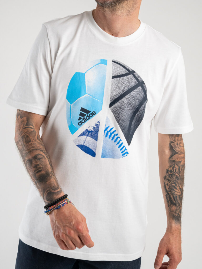 ADIDAS T shirt HE4827 White 9 ADIDAS ADIDAS T-shirt HE4827 White