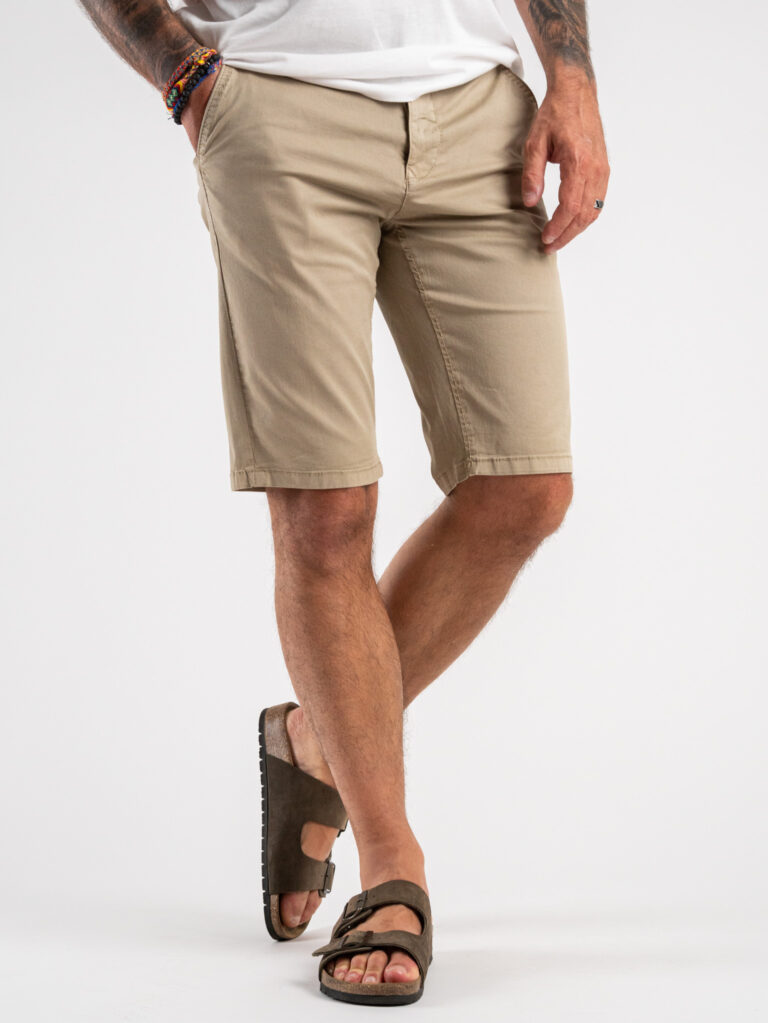 BL.11 Bermuda chinos in cotone SANTACRUZ Beige 1 BL.11 BL.11 Bermuda chinos in cotone SANTACRUZ Beige