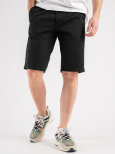BL.11 Bermuda chinos in cotone SANTACRUZ Nero (1)
