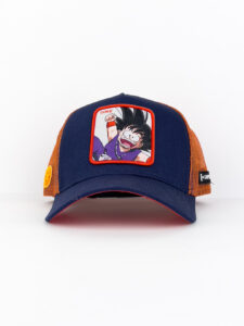 CAPSLAB Cappellino blu Dragon ball con stampa patch GOKU Bambino2