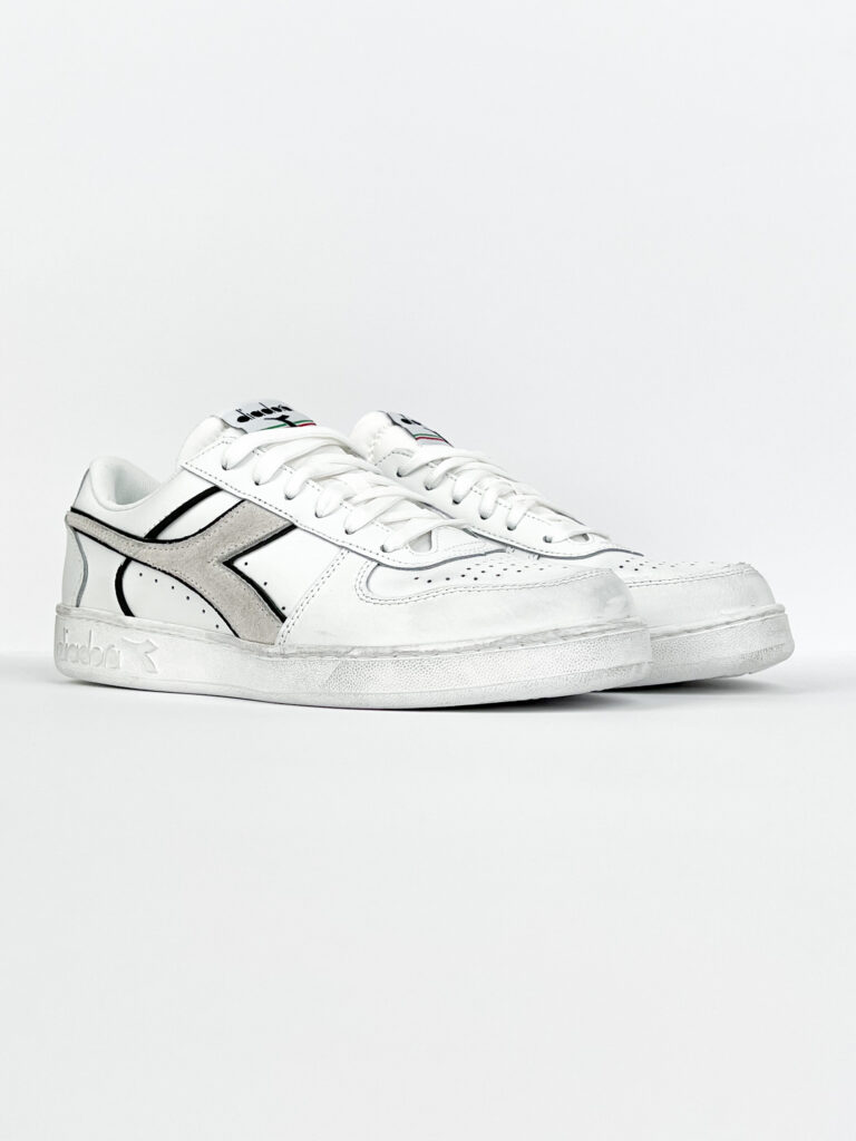 DIADORA Magic Basket Low Icona Leather White1 DIADORA DIADORA Magic Basket Low Icona Leather White