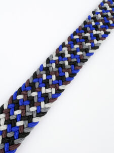 ESTASI Cintura in tessuto colorato elasticizzato LOMBOK Bluette2