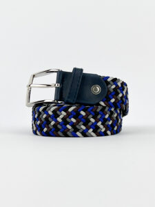 ESTASI Cintura in tessuto colorato elasticizzato LOMBOK Bluette3