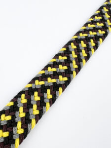 ESTASI Cintura in tessuto colorato elasticizzato LOMBOK Nero3