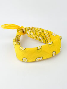 ESTASI Fascia bandana IBIZA Giallo