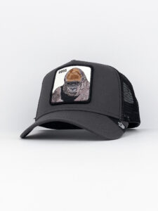 GOORIN BROS Cappellino grigio con retina nera e patch stampa King Kong BOSS1