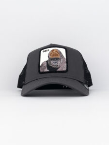 GOORIN BROS Cappellino grigio con retina nera e patch stampa King Kong BOSS2