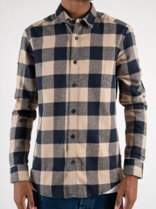 ONLY&SONS Camicia in flanella a quadri GUDMUND 22007112 Dark navy (7)
