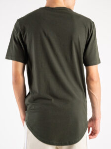 ONLY&SONS T-shirt in cotone con fondo stondato MATT 22002973 Rosin4