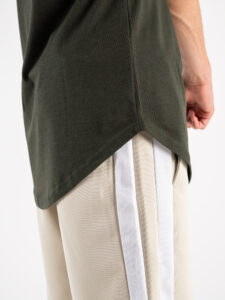 ONLY&SONS T-shirt in cotone con fondo stondato MATT 22002973 Rosin5