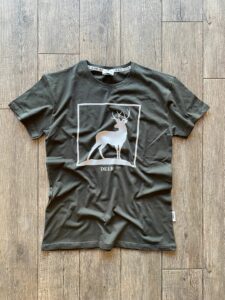 BERNA T-shirt con stampa frontale BeerCervo223266 Militare