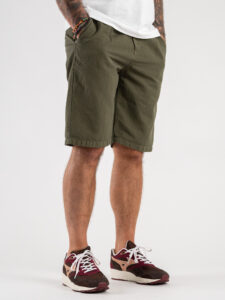 BL11 Bermuda leggero misto cotonelino con coulisse GOLF Army (3)