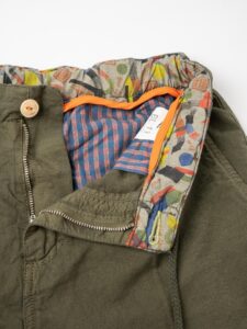 BL11 Bermuda leggero misto cotonelino con coulisse GOLF Army (7)