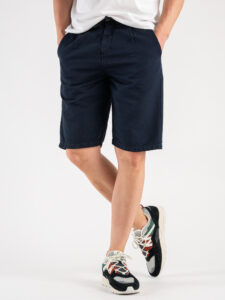 BL11 Bermuda leggero misto cotonelino con coulisse GOLF Blu (7)
