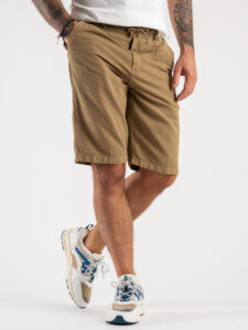 BL11 Bermuda leggero misto cotonelino con coulisse GOLF Deserto (4)
