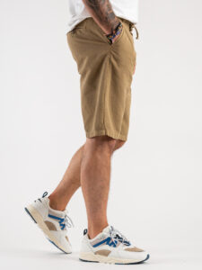 BL11 Bermuda leggero misto cotonelino con coulisse GOLF Deserto (5)