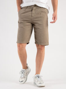 BL11 Bermuda leggero misto cotonelino con coulisse GOLF Sabbia (3)