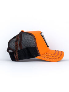 GOORIN BROS Cappellino arancio con retina nera e patch bianca stampa tigre TIGER 1 Arancio2
