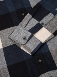 ONLY&SONS Camicia in flanella a quadri GUDMUND LS 3T 22020301 Dark Navy (2)