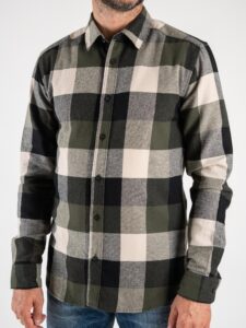 ONLY&SONS Camicia in flanella a quadri GUDMUND LS 3T 22020301 Forest Night (3)
