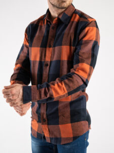 ONLY&SONS Camicia in flanella a quadri GUDMUND LS 3T 22020301 Picante (5)