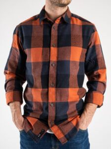 ONLY&SONS Camicia in flanella a quadri GUDMUND LS 3T 22020301 Picante (7)